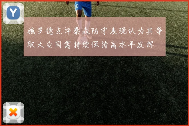 施罗德点评泰森防守表现认为其争取大合同需持续保持高水平发挥